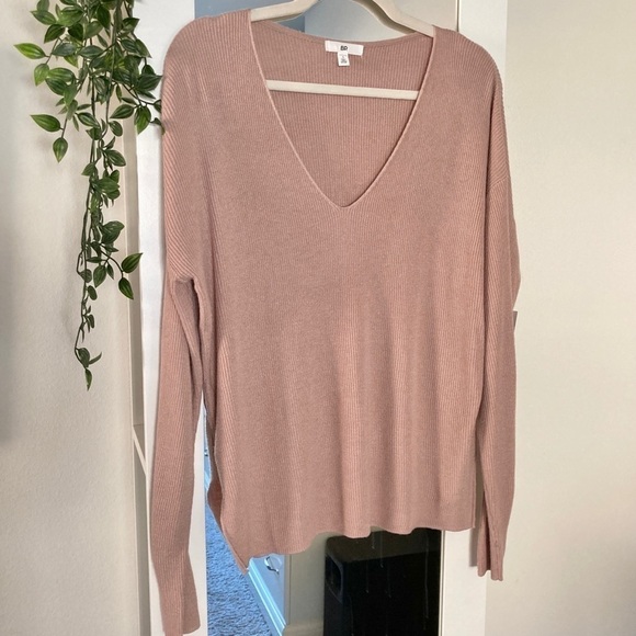 Nordstrom Ribbed V-neck Sweater Women’s Small NWT - Picture 10 of 10